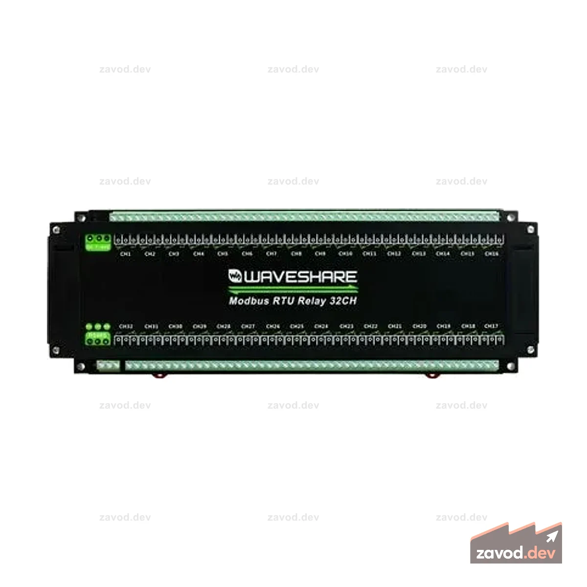 32-канальный релейный модуль Modbus RTU, интерфейс RS485, с несколькими цепями защиты изоляции