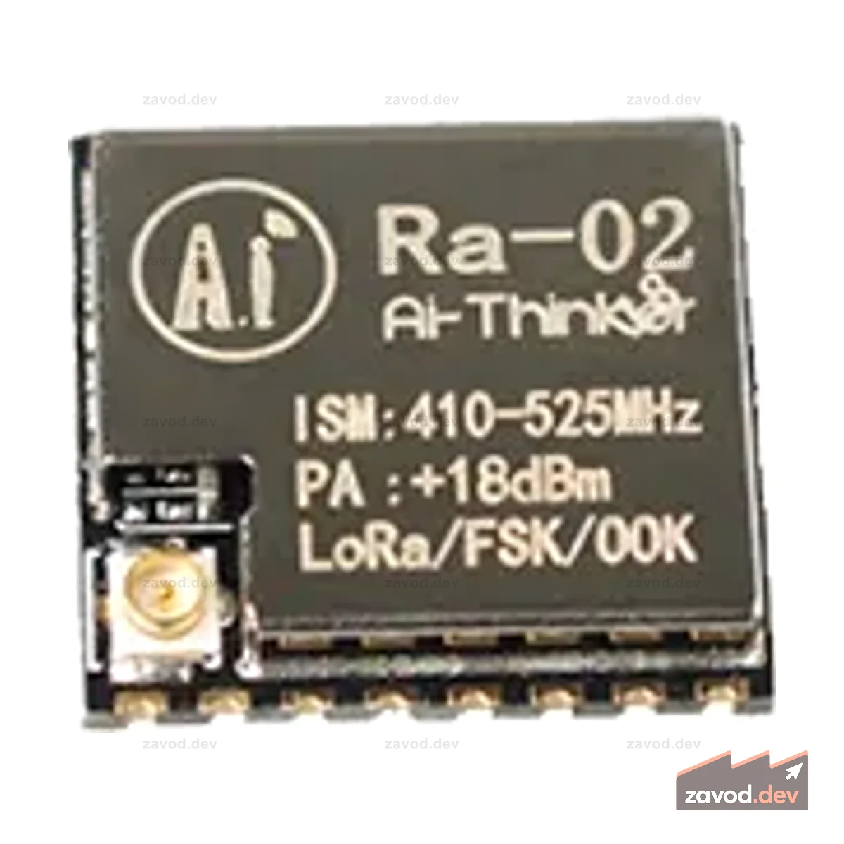 Беспроводной приемопередатчик дальнего действия AI-Thinker LoRa Ra-02 SX1278