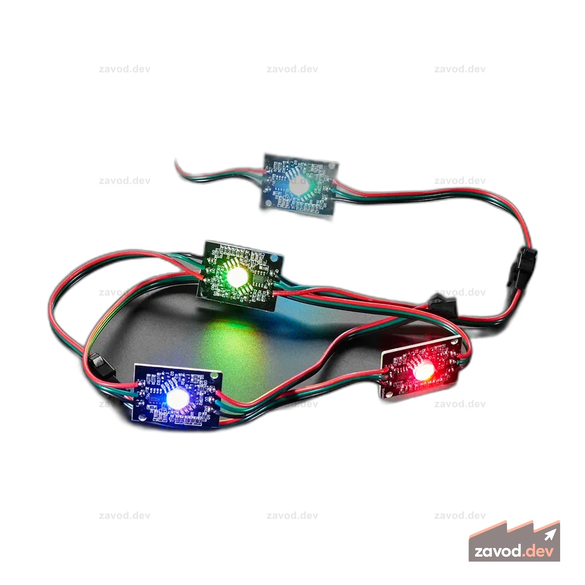 Ультра яркий 4-ваттный цепной светодиод RGBW NeoPixel — теплый белый — ~3000K