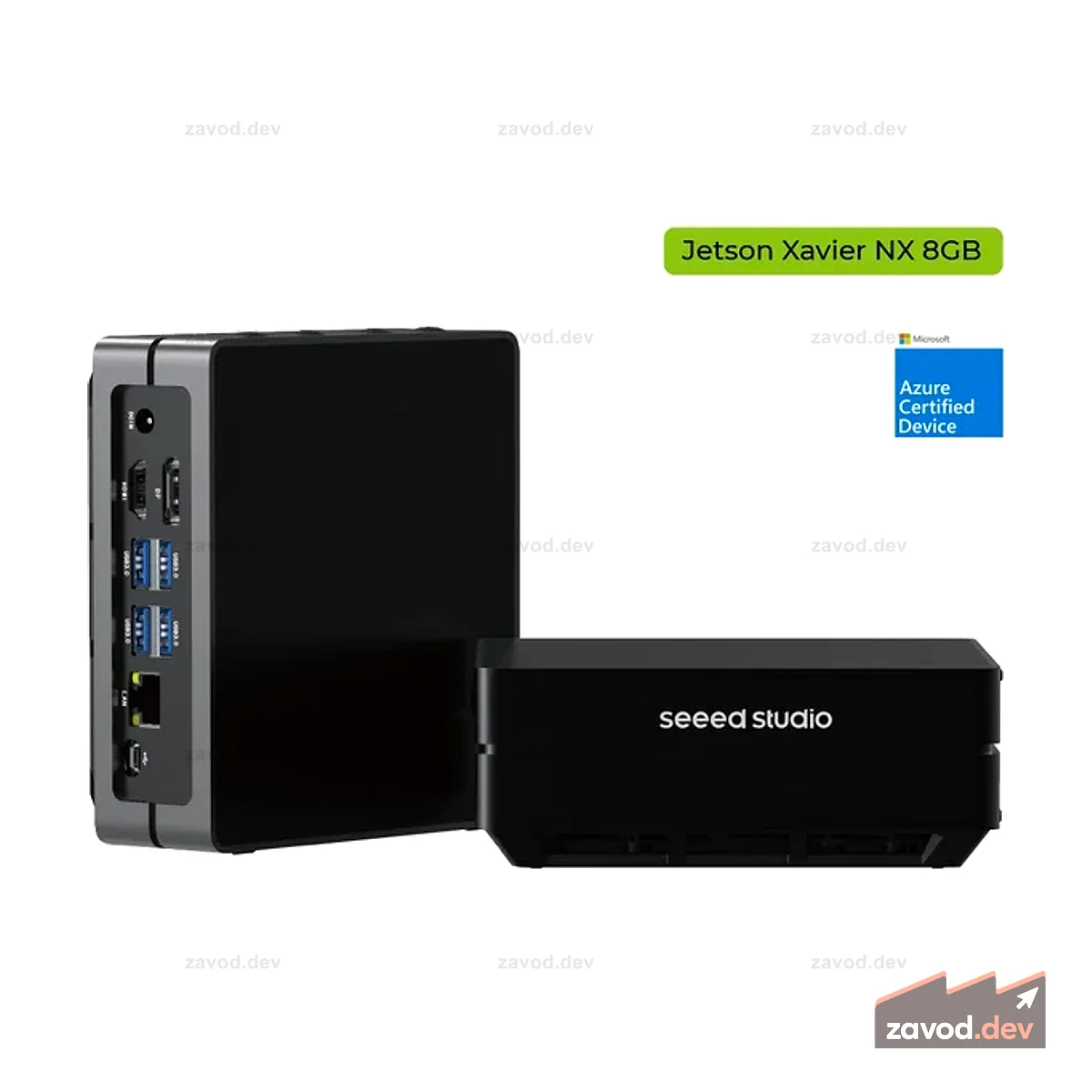 reComputer J2011-Edge AI-устройство с модулем Jetson Xavier NX 8 ГБ, алюминиевый корпус, предустановленная система JetPack