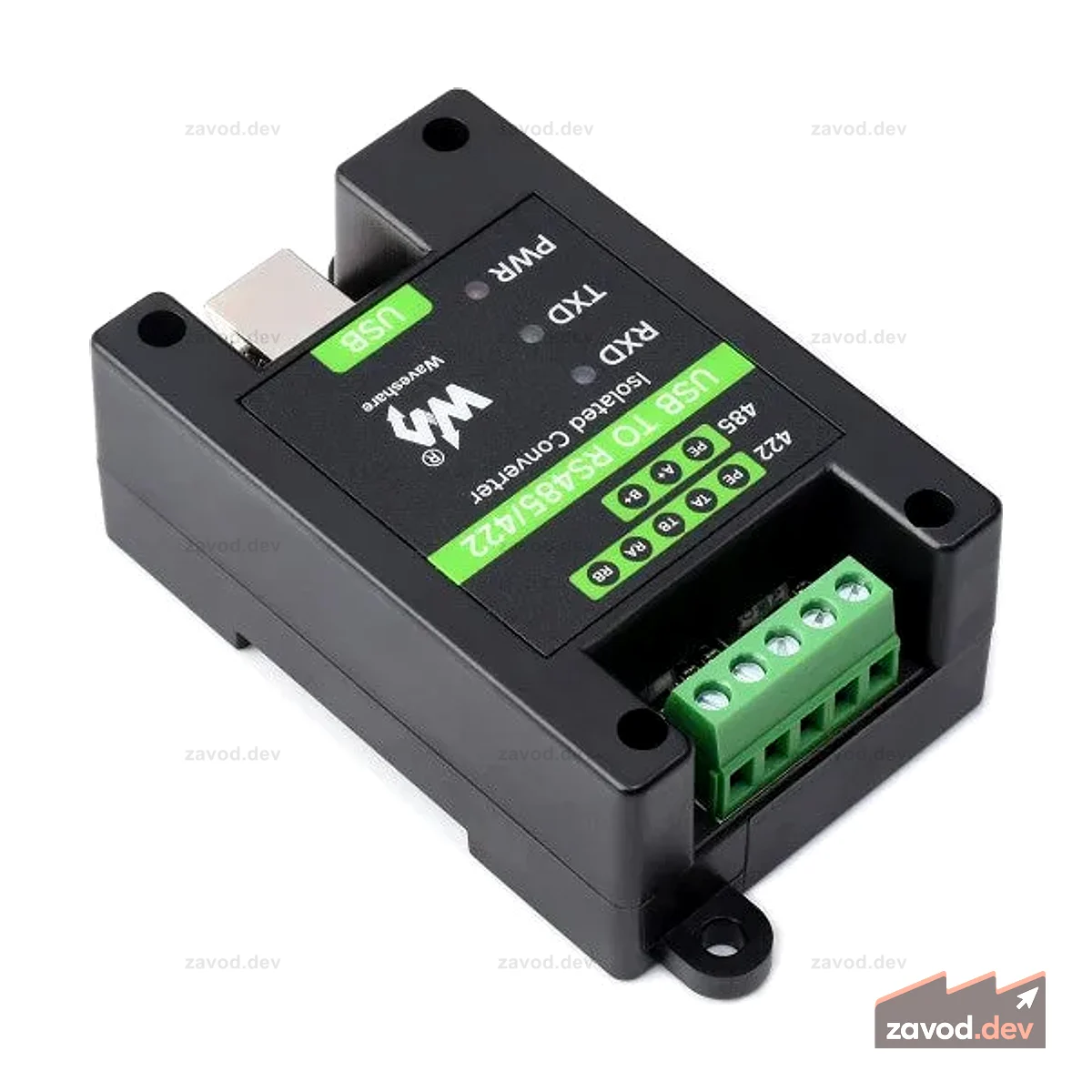 Промышленный изолированный преобразователь USB в RS485/422 с FT232RL и SP485EEN