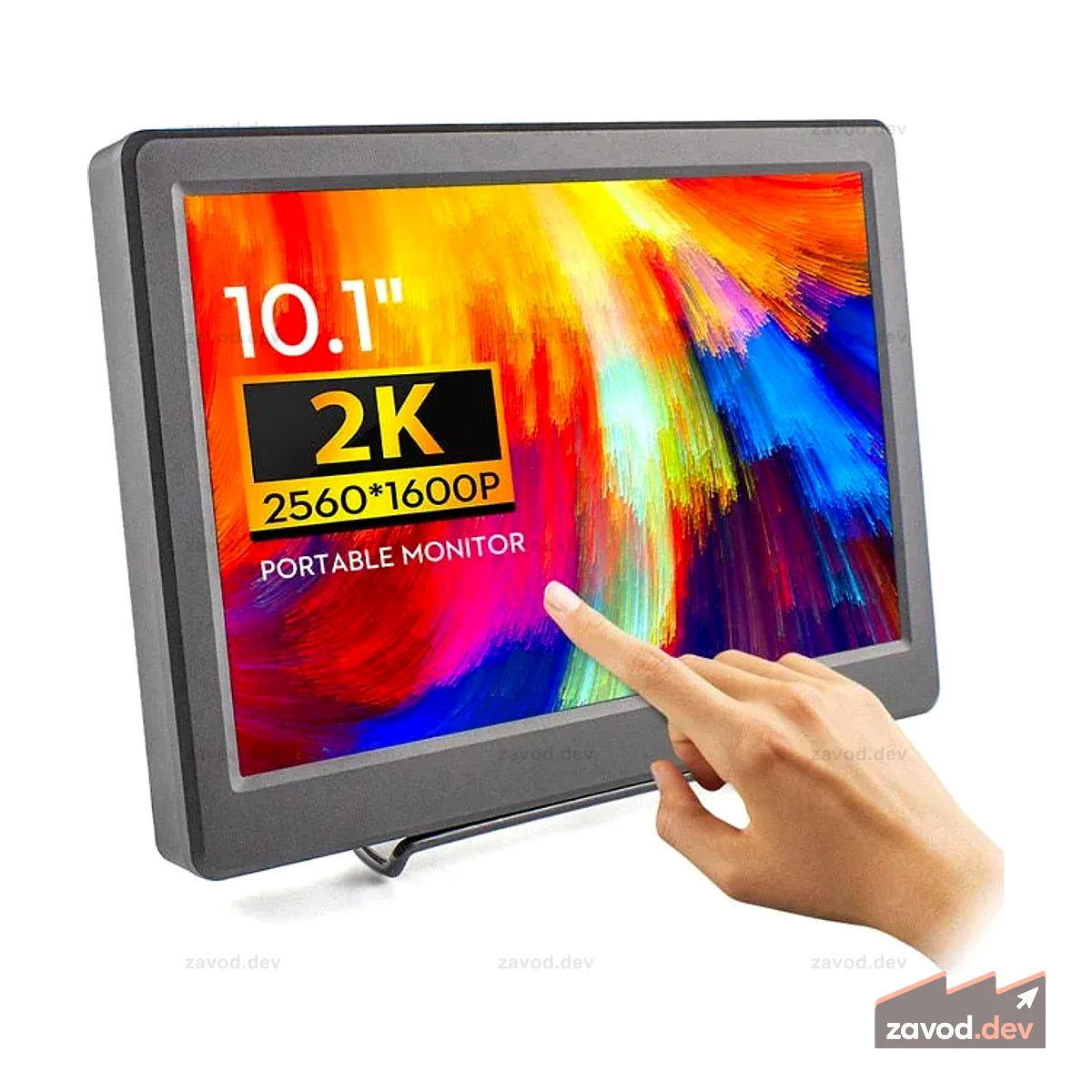 SQ101T 10,1-дюймовый настольный монитор 2K IPS сенсорный экран 2560x1600 Дисплей VGA-интерфейс для Raspberry Pi PS4 XBOX Windows