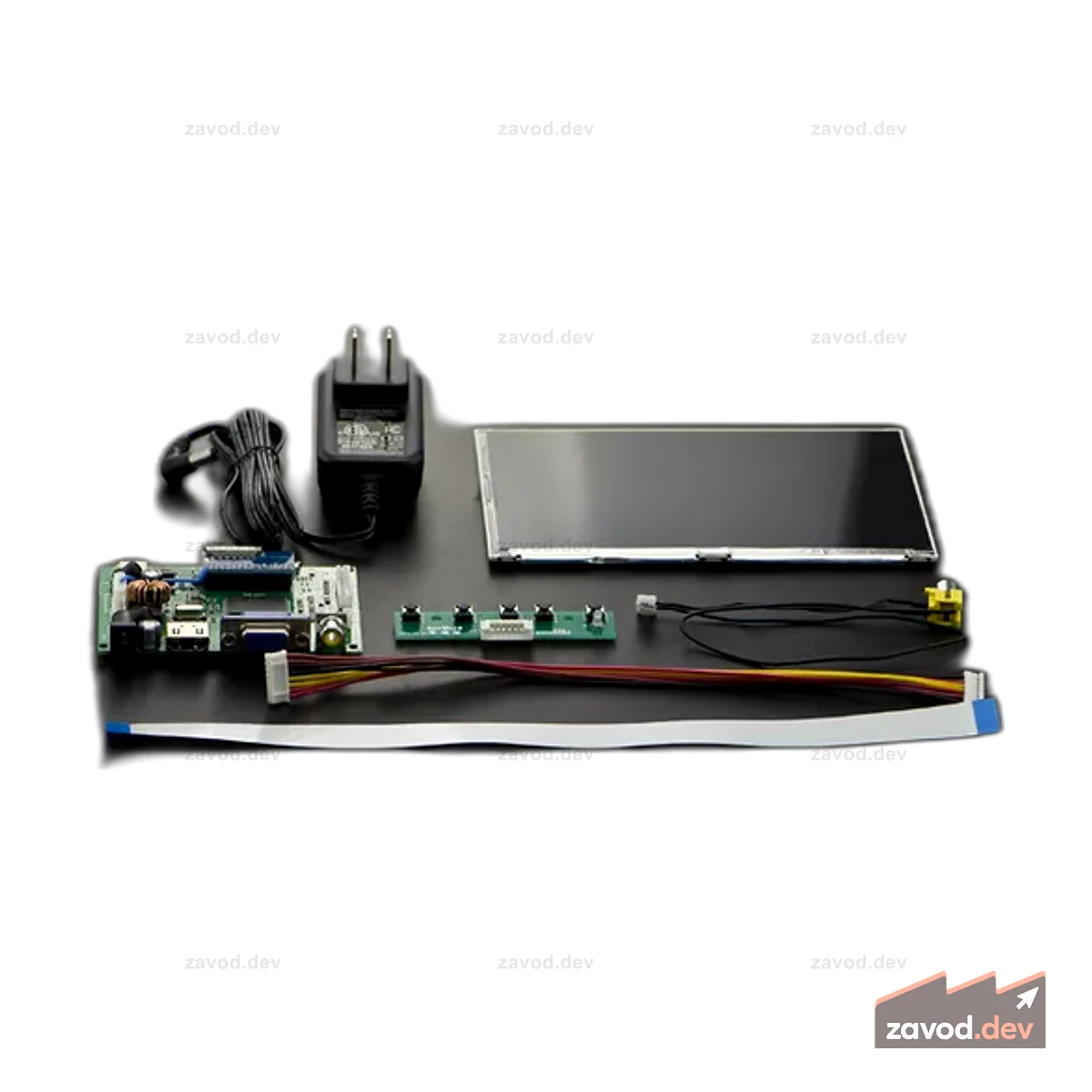 Дисплей диагональю 7 дюймов, IPS, 1280x800, HDMI/VGA/AV(Снято с производства)