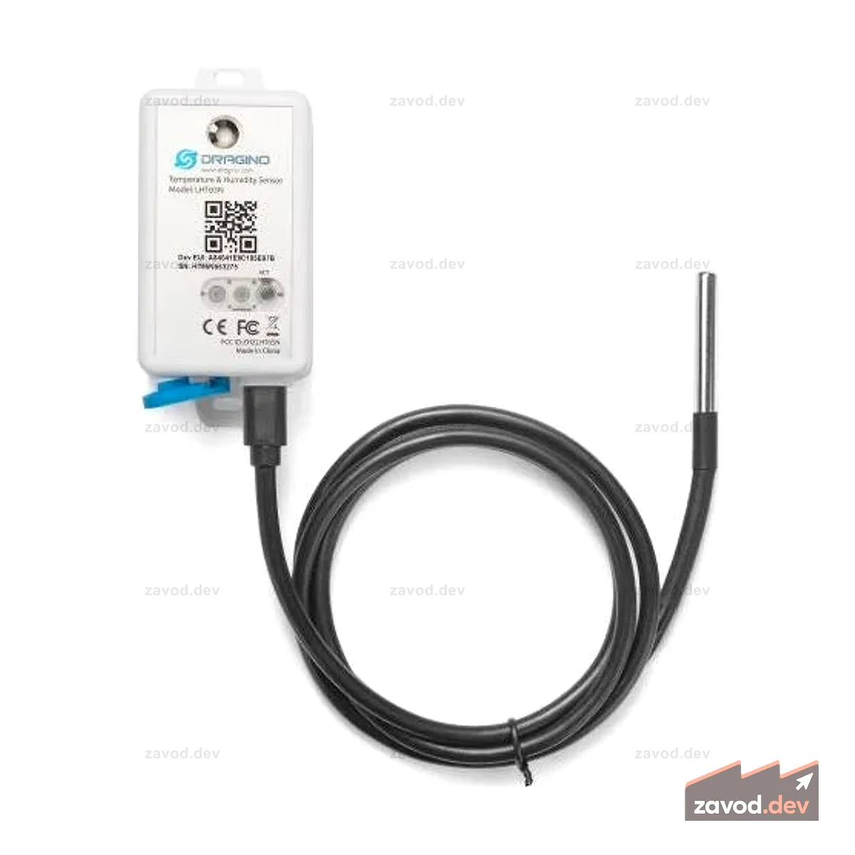 Dragino LHT65N-NE117-EU868 LoRaWAN Датчик температуры и люфтфеухтигкейтс с TI TMP117A Präzisions-Temperaturfühler