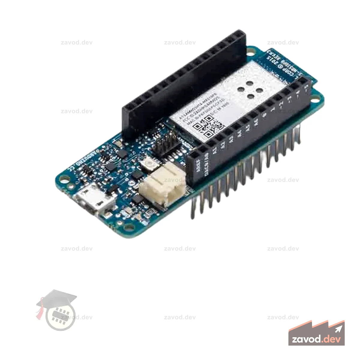 Arduino MKR1000 WIFI с установленными разъемами