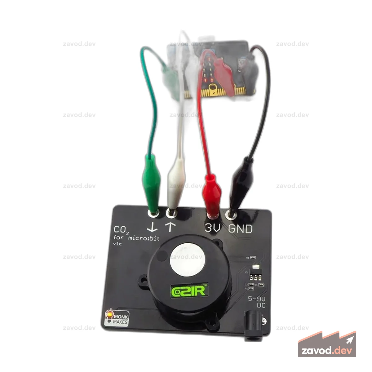 Монк делает датчик CO2 для micro:bit