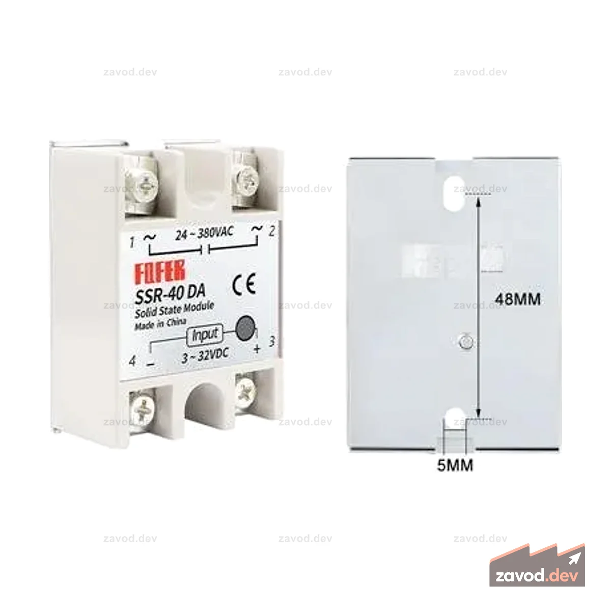 HKD SOLID STAT RELAY 3-32VDC 40A