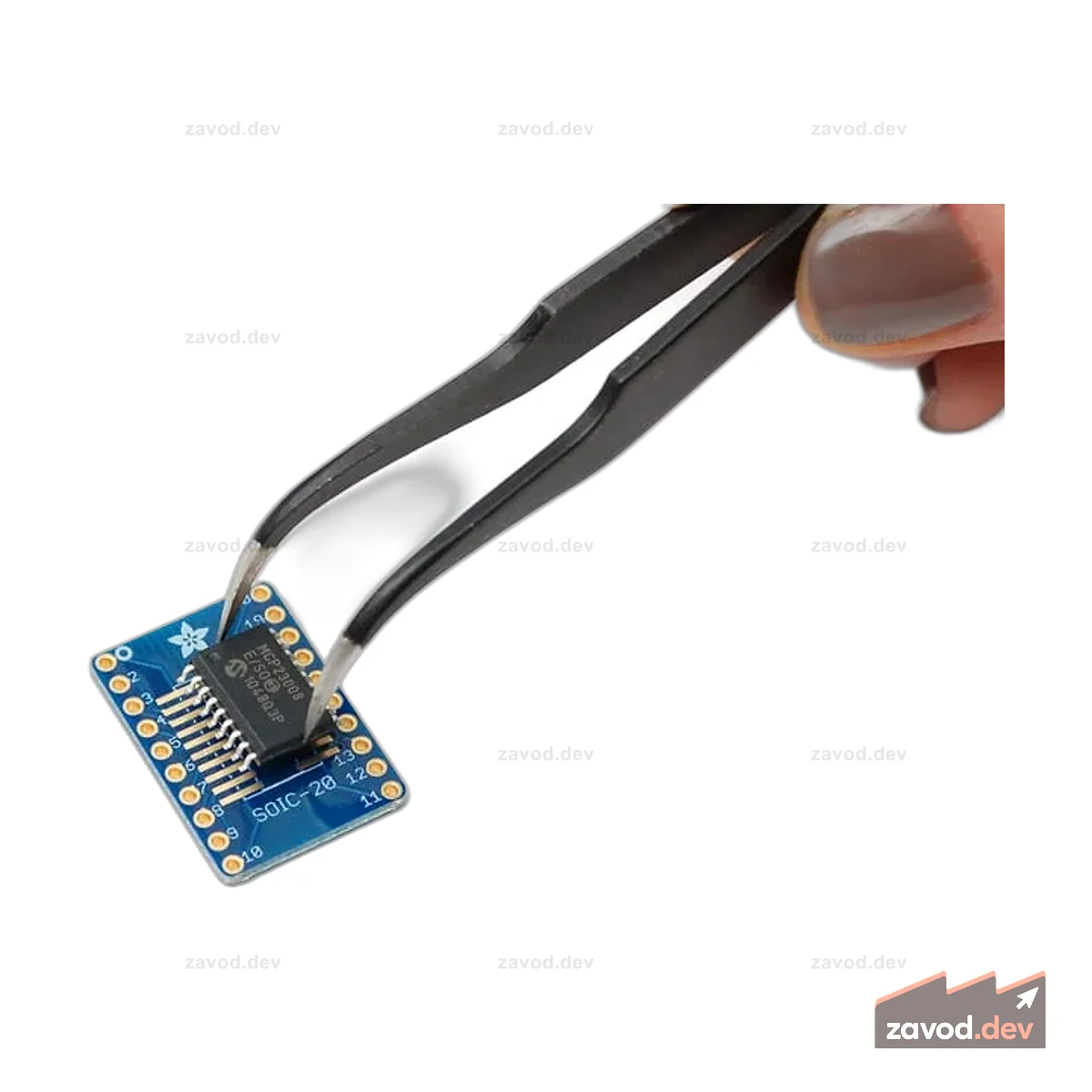 Монтажная плата SMT для SOIC-20 или TSSOP-20 — 3 шт.!