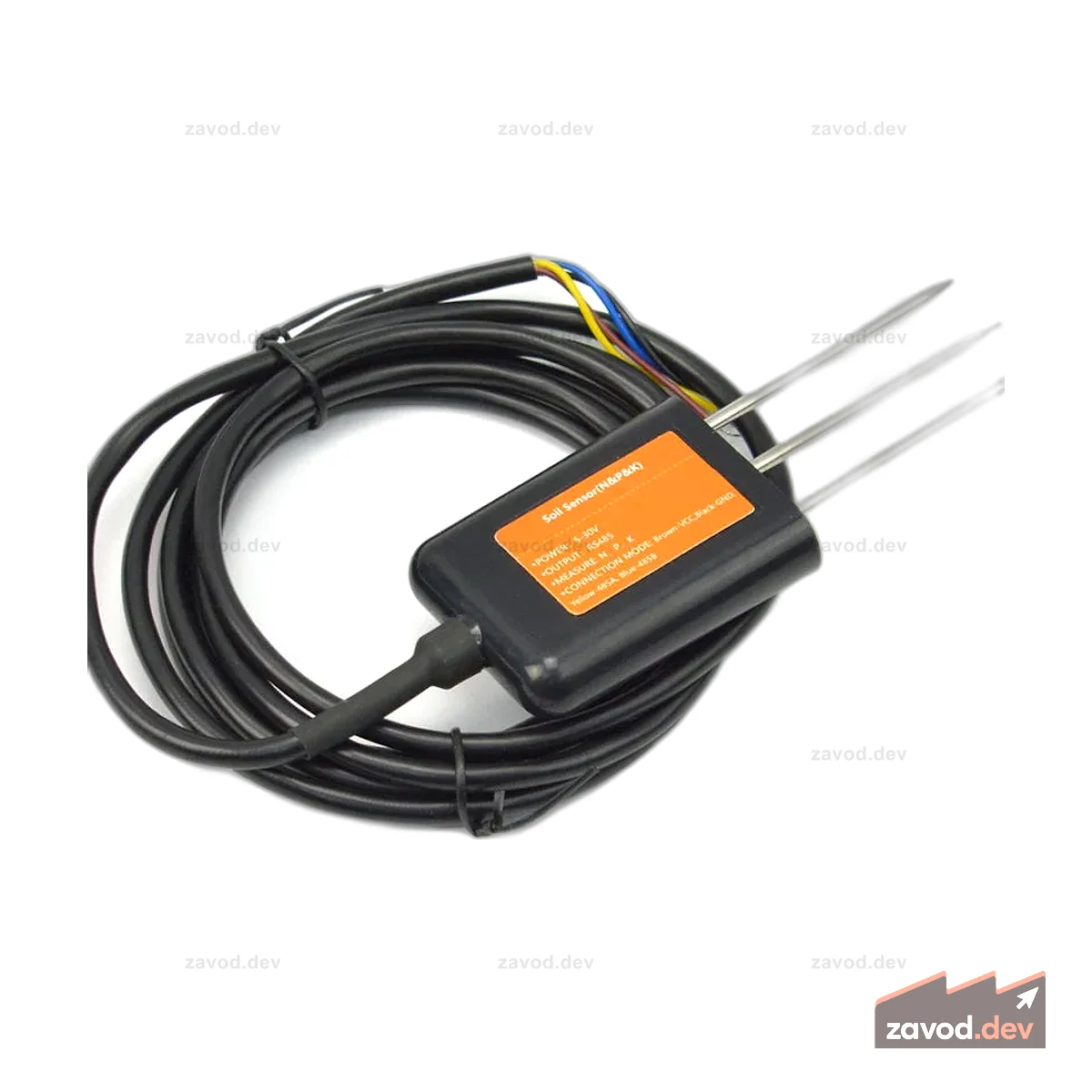 RS485 MODBUS-RTU Датчик измерения почвы NPK для эффективного сельского хозяйства (IP68, 5-30 В)