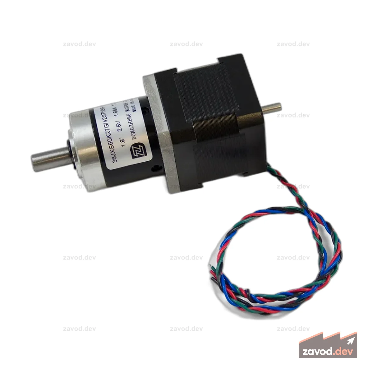 3327 - 42STH38 Биполярный шаговый двигатель NEMA-17 с коробкой передач 26,85:1