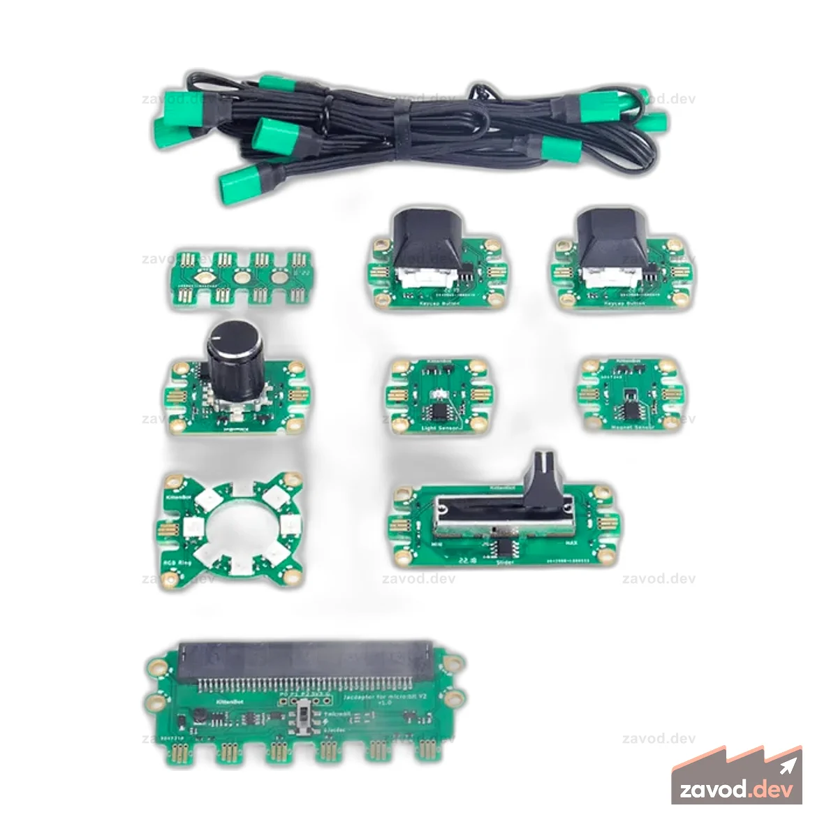 Kittenbot Jacdac Kit A с адаптером для micro:bit V2