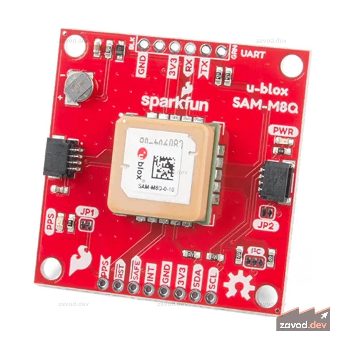 SparkFun GPS Breakout — чип-антенна, SAM-M8Q (Qwiic)