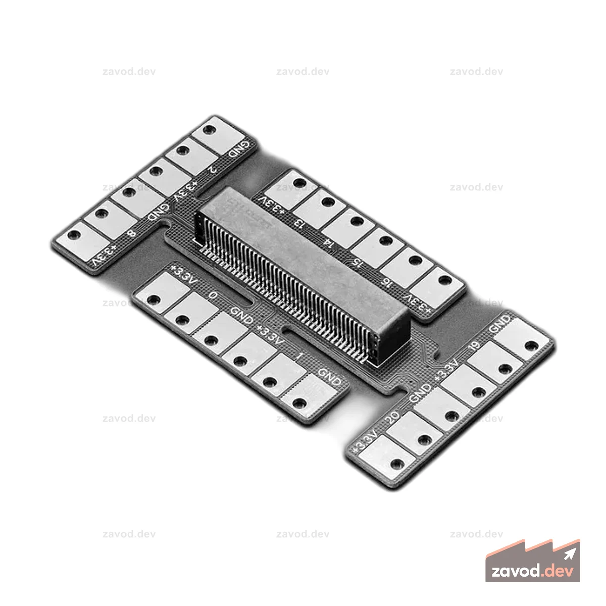 Коммутационная плата Launchpad для micro:bit и Adafruit CLUE — от Mission Control Lab