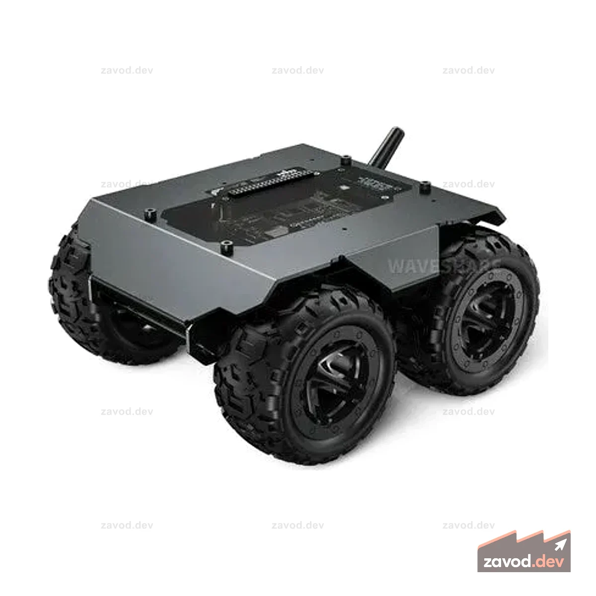 WAVE ROVER Гибкое и расширяемое шасси мобильного робота с полным приводом, цельнометаллический корпус, поддержка нескольких хостов, со встроенным модулем ESP32