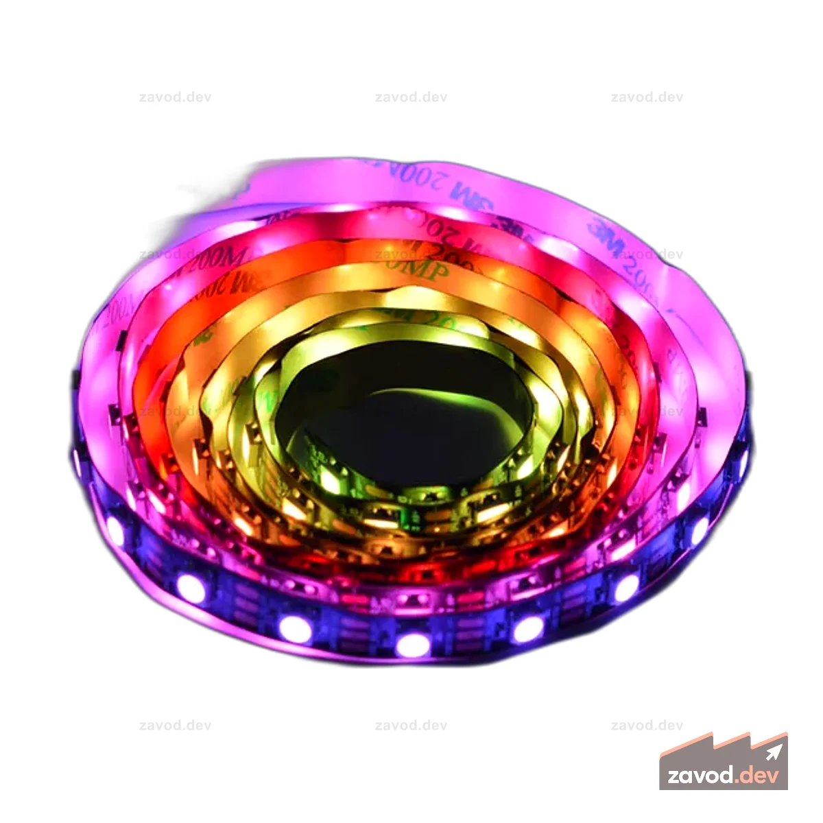 Цифровая светодиодная лента RGB 120 LED-Черная