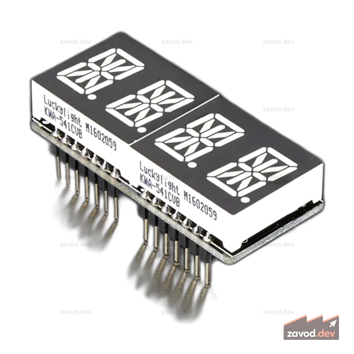 Adafruit 0,54 Четырехбуквенный буквенно-цифровой дисплей FeatherWing - красный