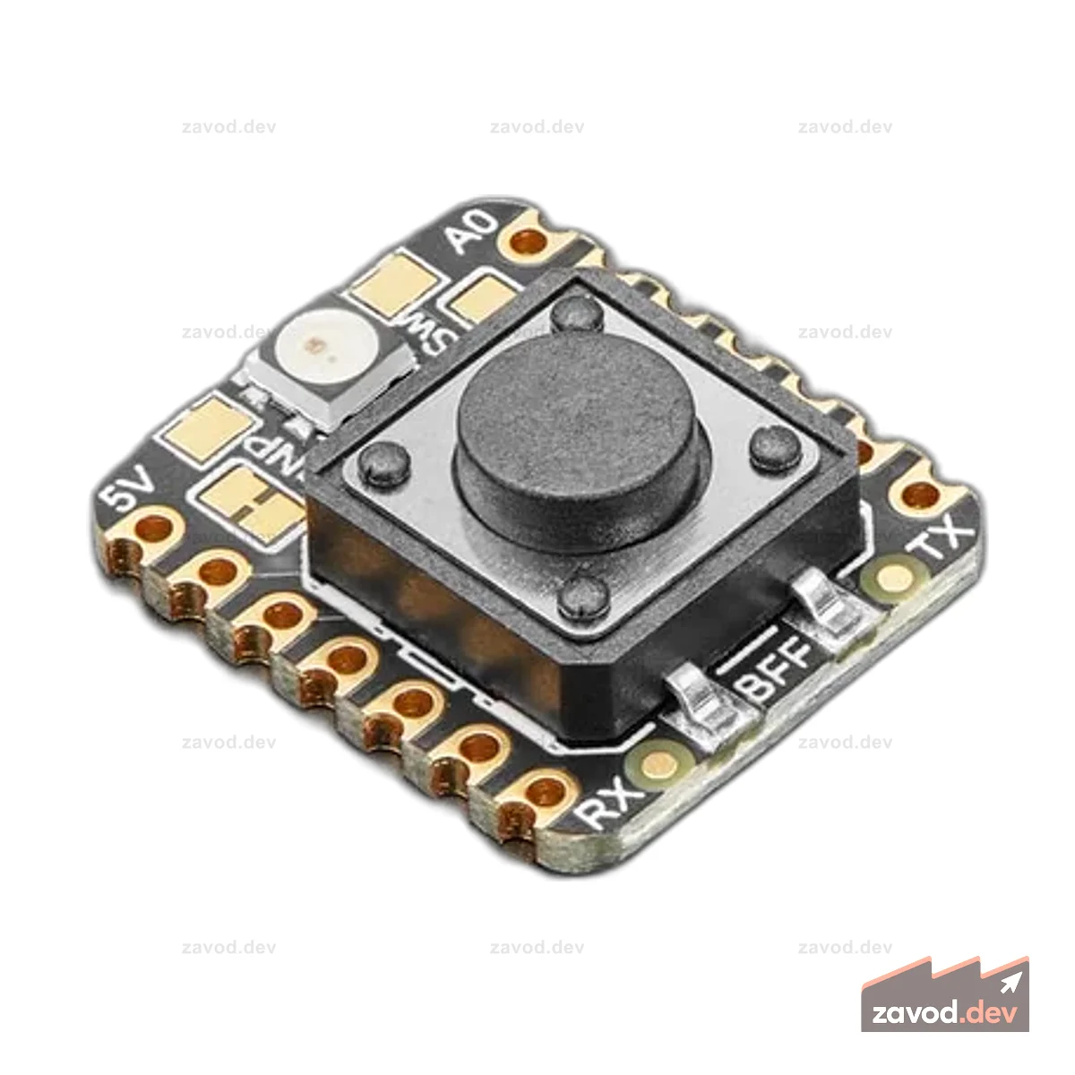 Кнопка Adafruit IoT с надстройкой NeoPixel BFF для QT Py и Xiao