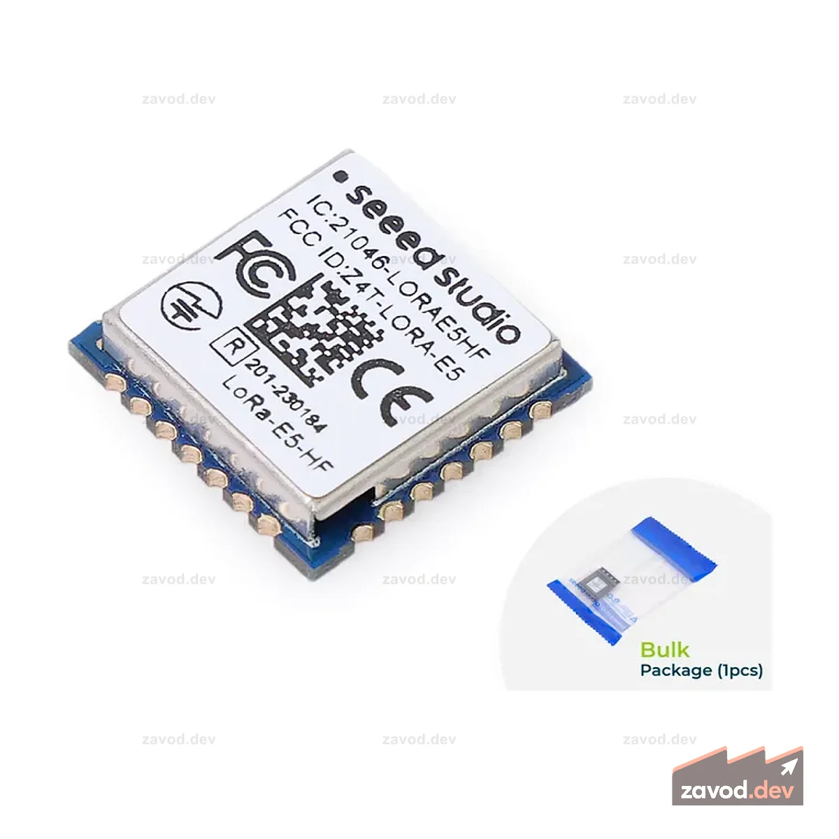 Беспроводной модуль Wio-E5 (массовый) — STM32WLE5JC, встроенные ARM Cortex-M4 и SX126x, поддержка LoRaWAN на EU868 и US915
