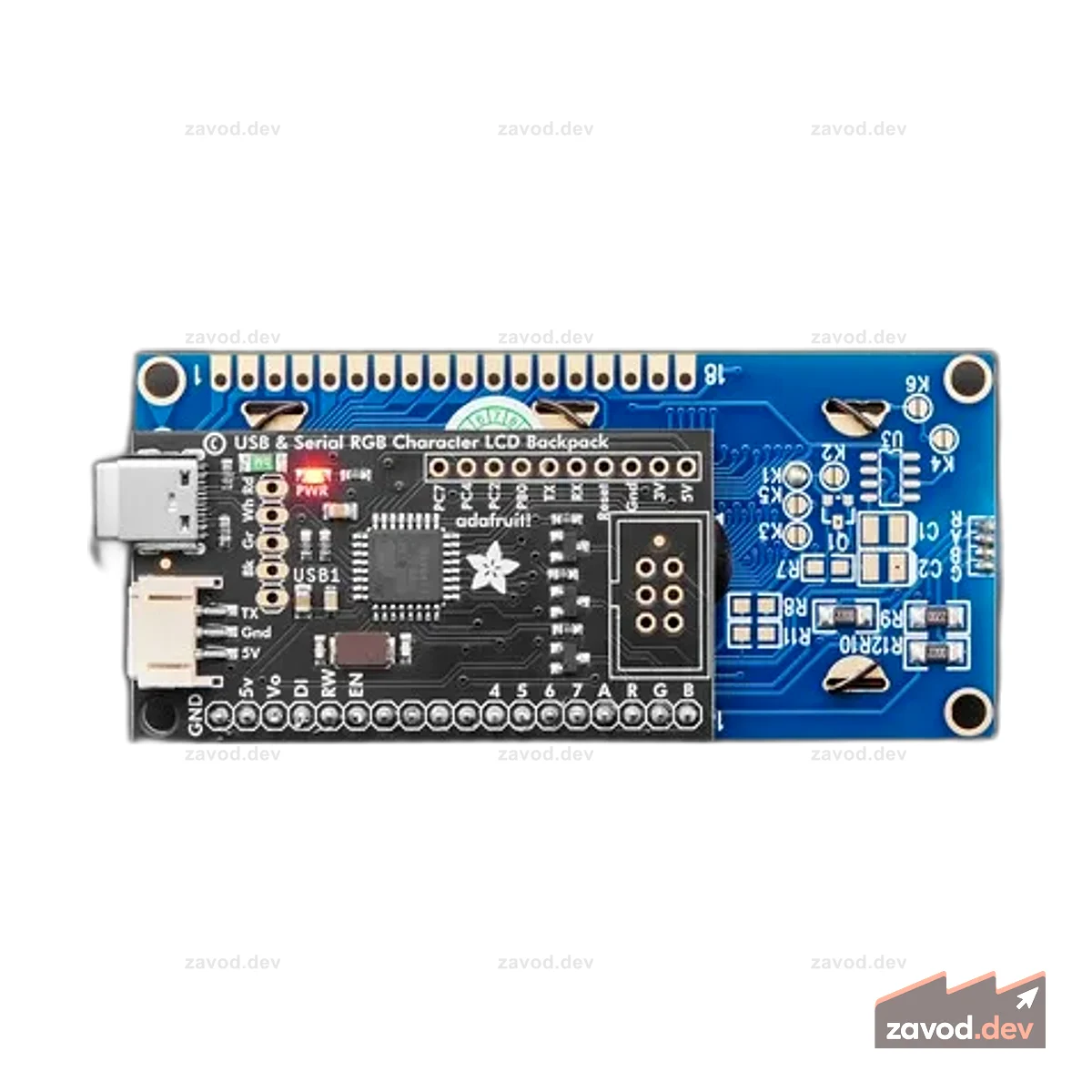Рюкзак Adafruit USB + Serial с ЖК-дисплеем и кабелем