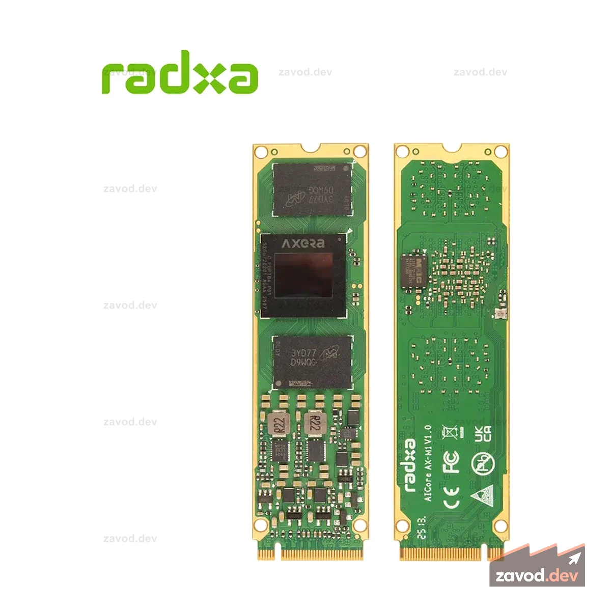 Radxa AICore AX-M1 — высокопроизводительный модуль ускорения искусственного интеллекта M.2