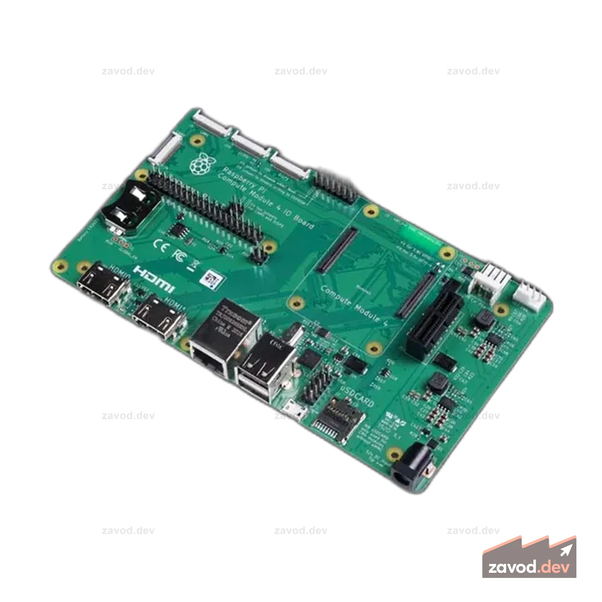 Плата ввода-вывода вычислительного модуля Raspberry Pi 4