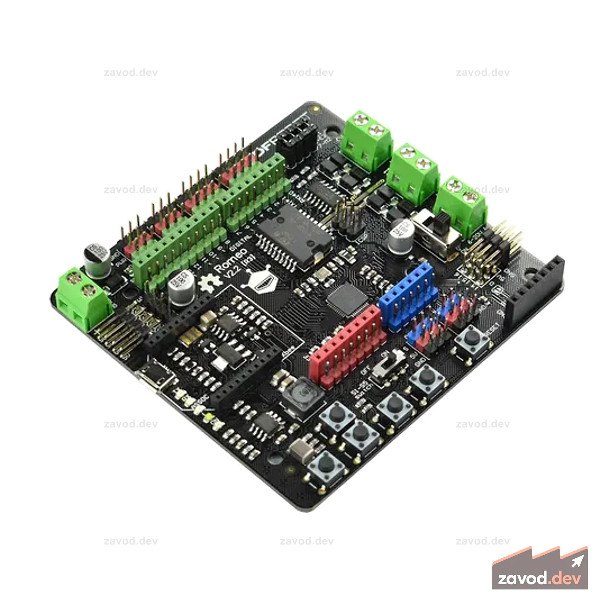 Romeo V2 - плата управления роботом с драйвером двигателя (совместима с Arduino)