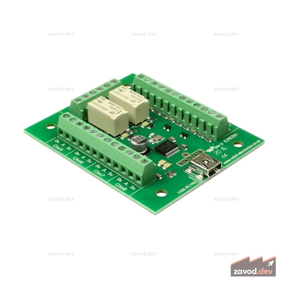 USB-RLY82 - 2-канальное USB-реле