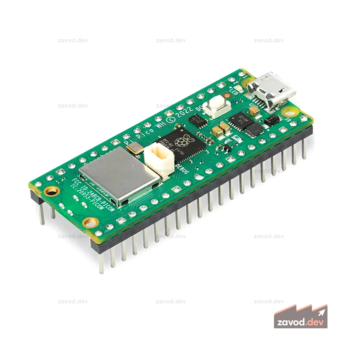 Официальный Raspberry Pi Pico WH (Паяный)