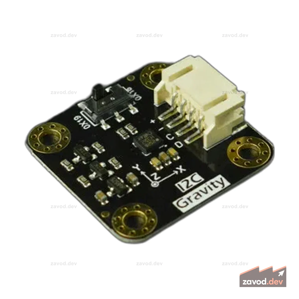 Гравитация: I2C H3LIS200DL Трехосевой датчик акселерометра (±100 г/± 200 г)