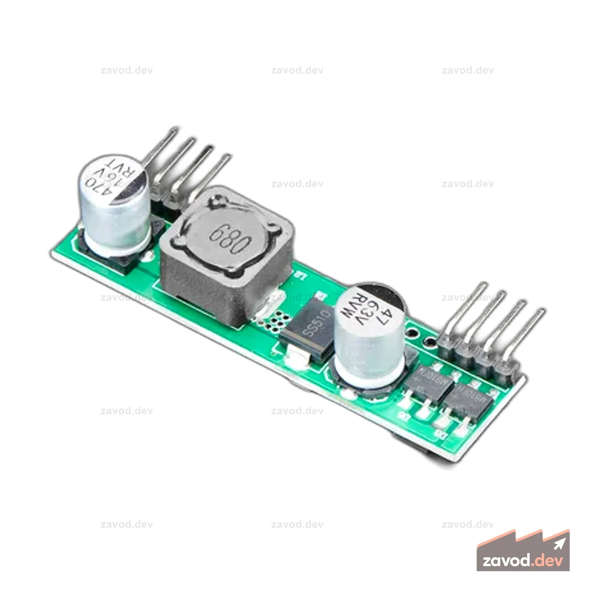 Модуль вывода PoE 5 В 1,5 А — работает с Raspberry Pi 3 B+ или Pi 4