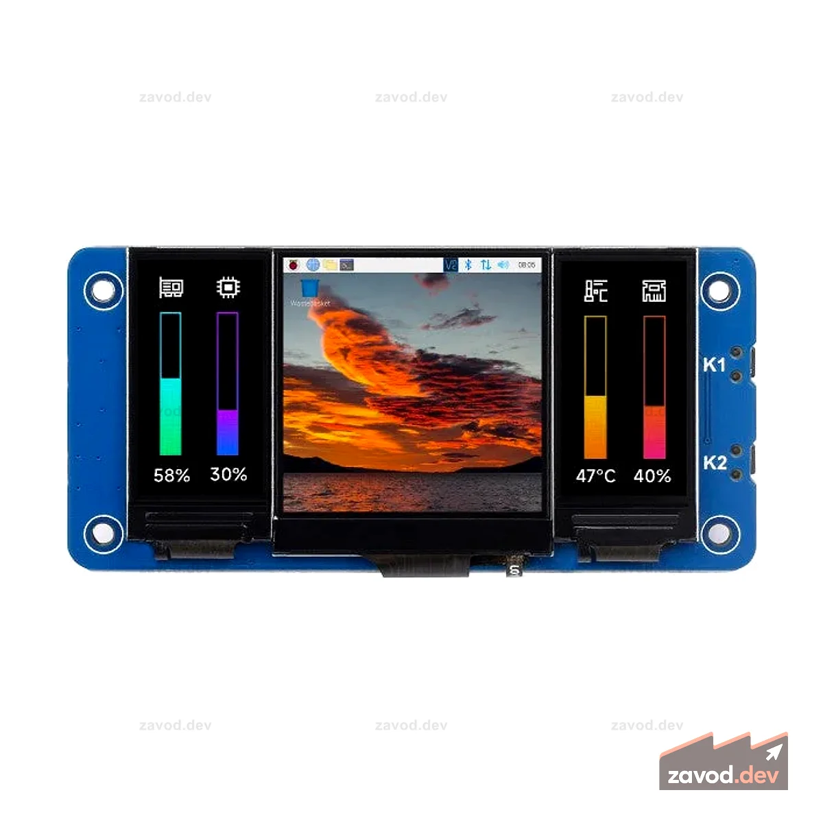 ЖК-шляпа Raspberry Pi 3Zero LCD HAT(A)