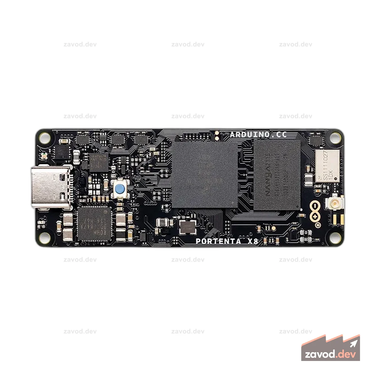 Официальный Arduino Portenta X8 AI + Linux Industrial SOM (система на модуле) — ABX00049
