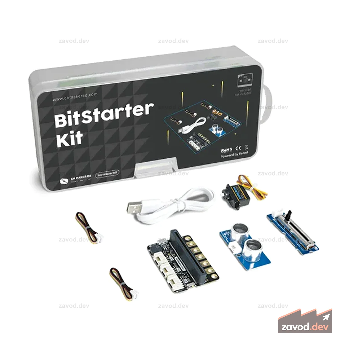 BitStarter Kit — комплект расширения Grove для Micro:bit с бесплатным курсом