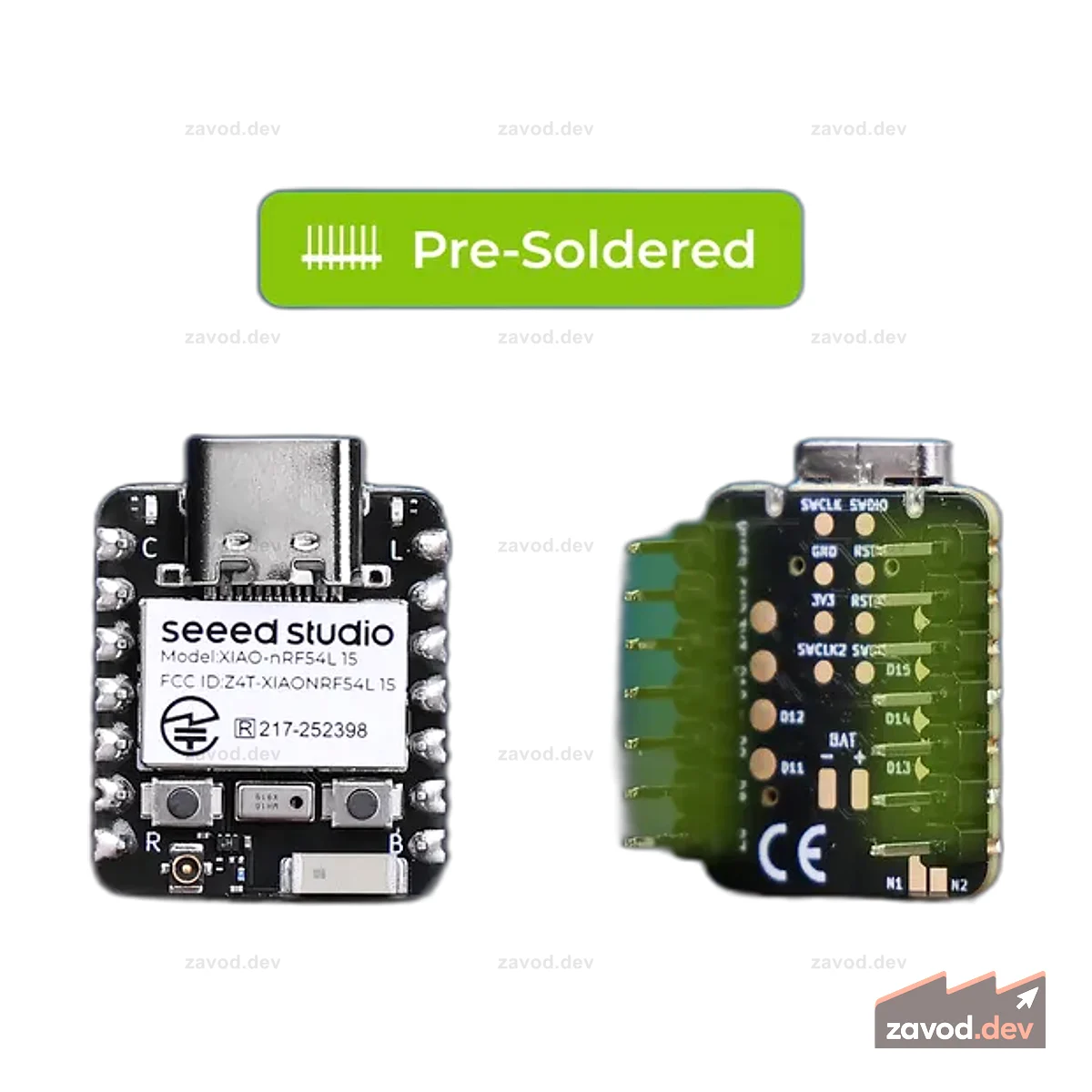 Seeed Studio XIAO nRF54L15 Sense (предварительно припаянный)