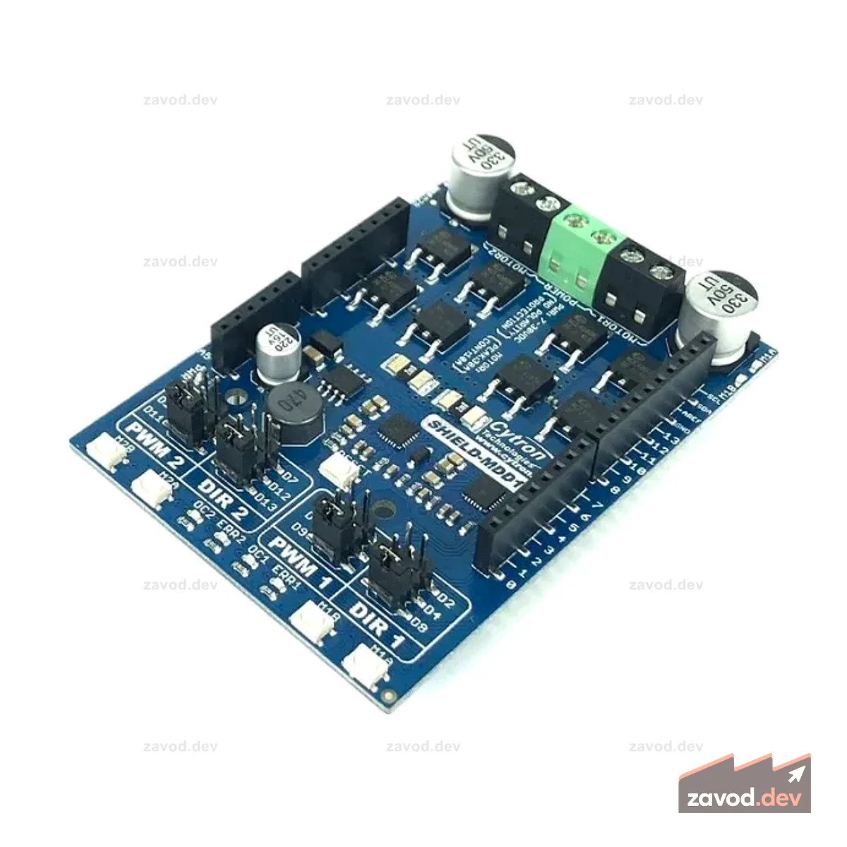 Cytron 10Amp 7V-30V двухканальный драйвер двигателя постоянного тока для Arduino