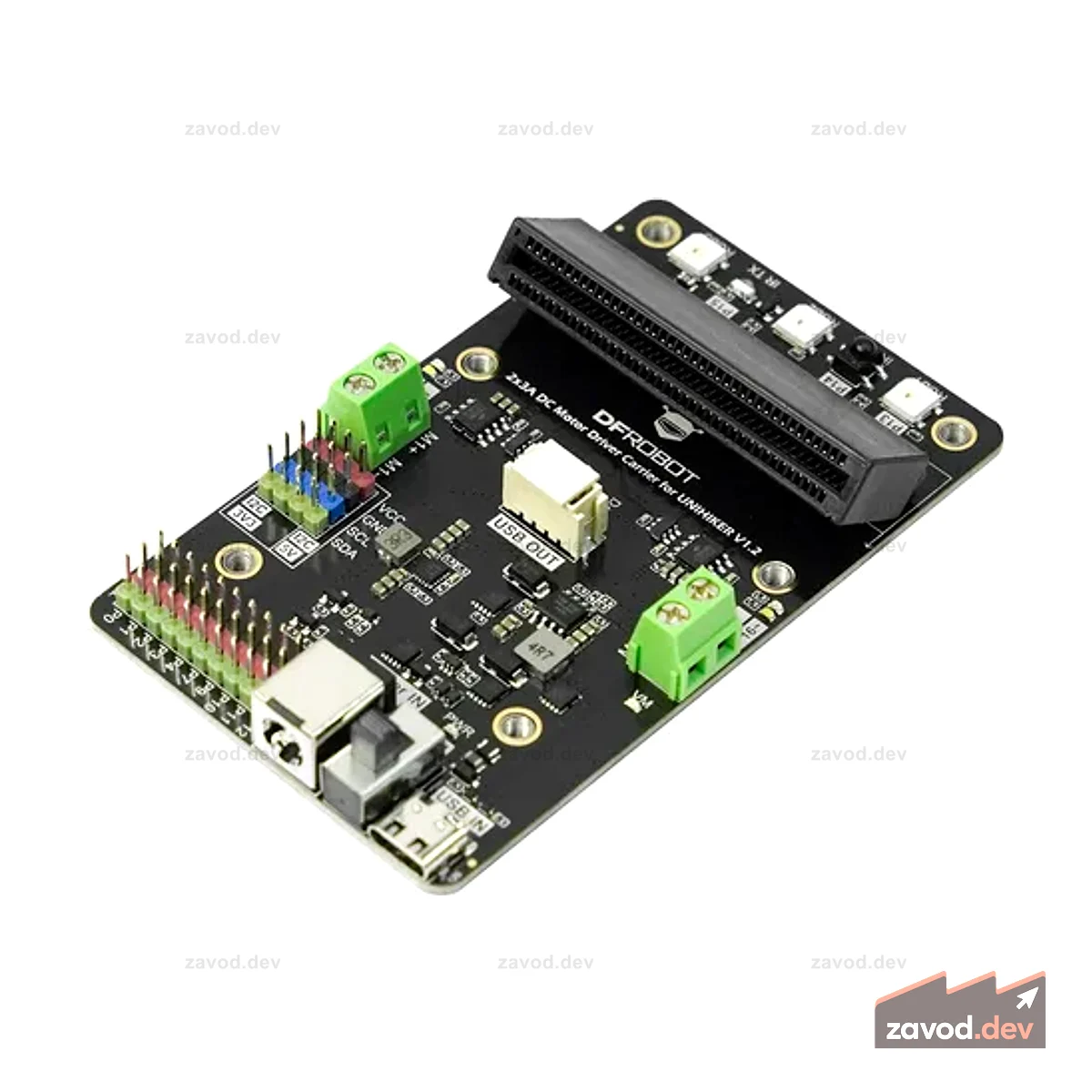 Несущая плата драйвера двигателя постоянного тока 2x3A для UNIHIKER M10