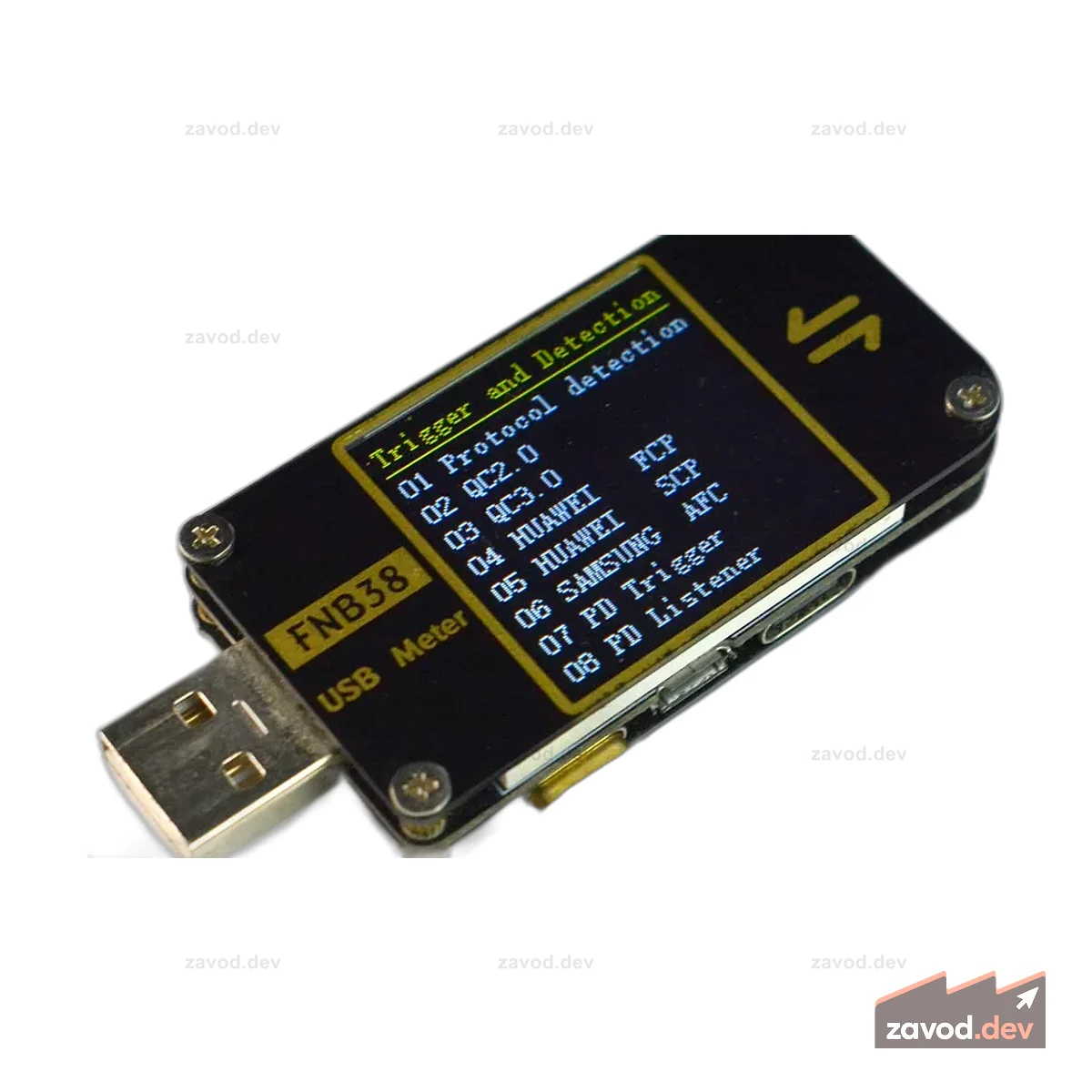 Тестер USB-кабеля и зарядного устройства с цветным TFT-экраном 1,44 дюйма