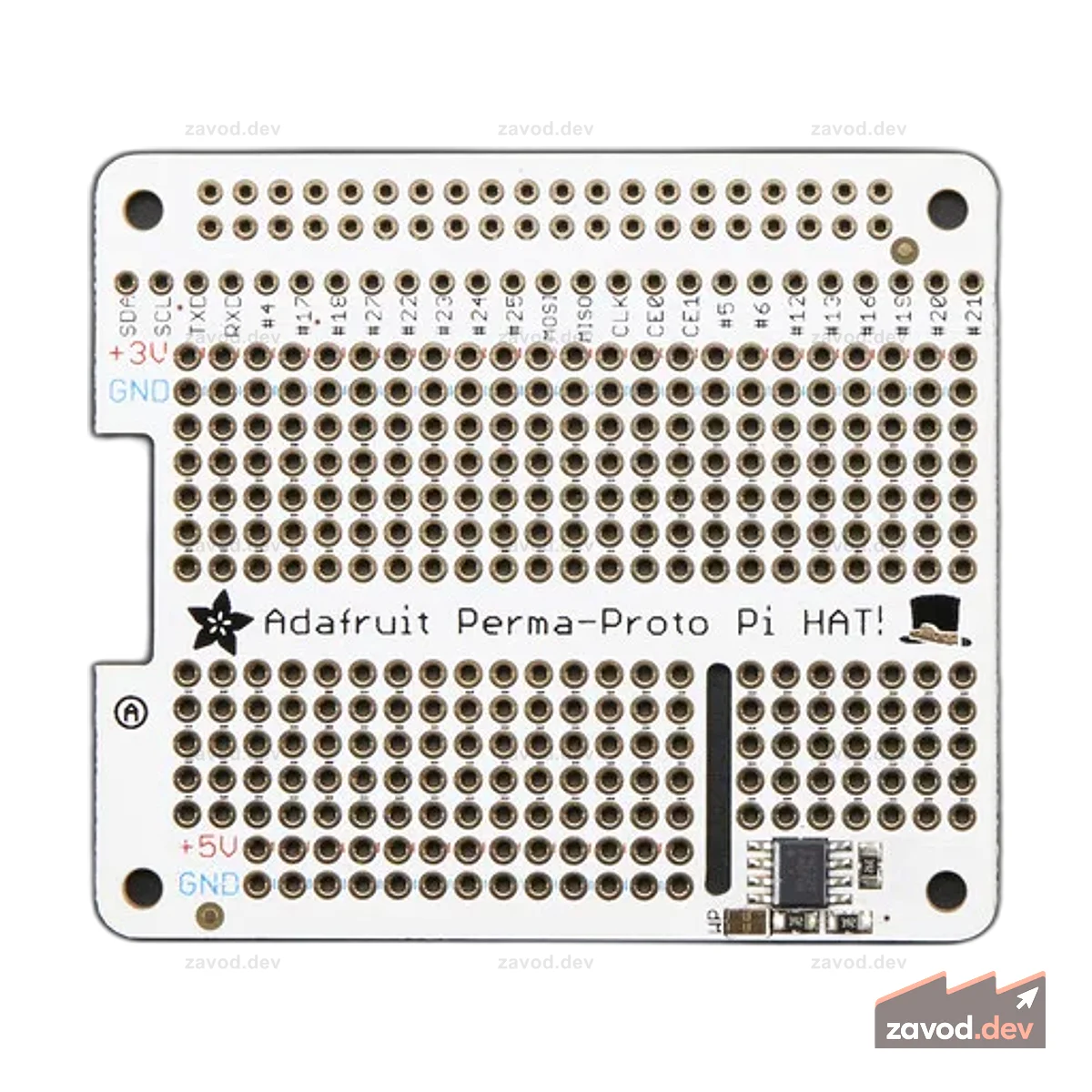 Adafruit Perma-Proto HAT для мини-комплекта Pi — с EEPROM