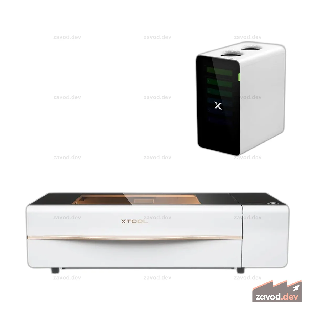 Комплект xTool P2S 55 Вт CO2 Laser EDU (белый)