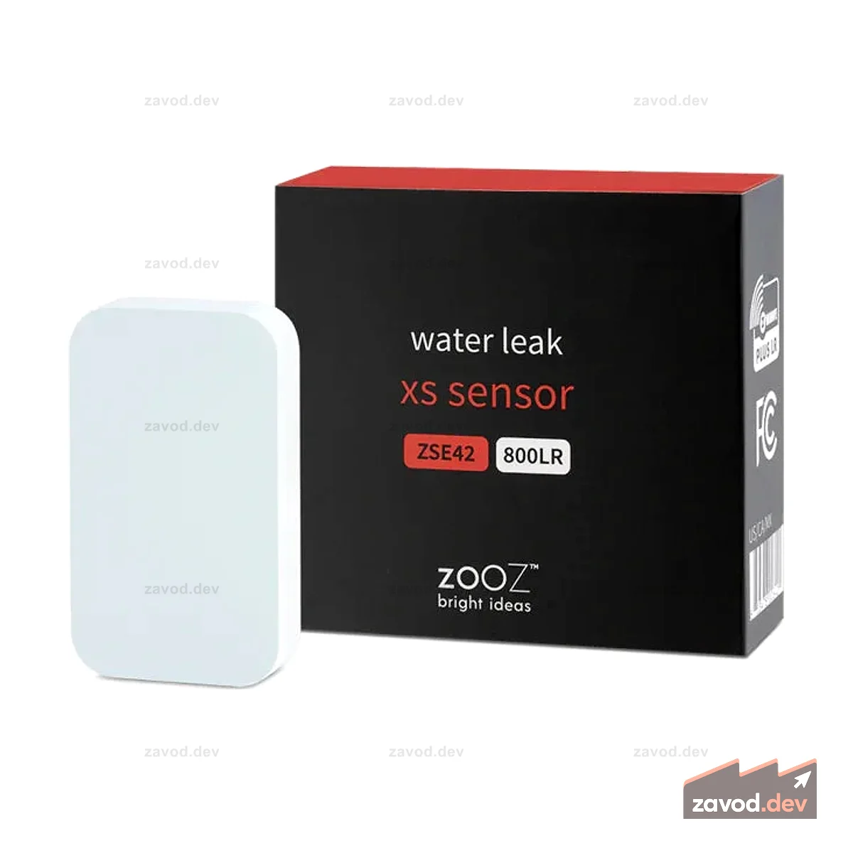 Датчик утечки воды Zooz серии 800 Z-Wave XS дальнего действия (ZSE42 800LR)
ФУНКЦИИ