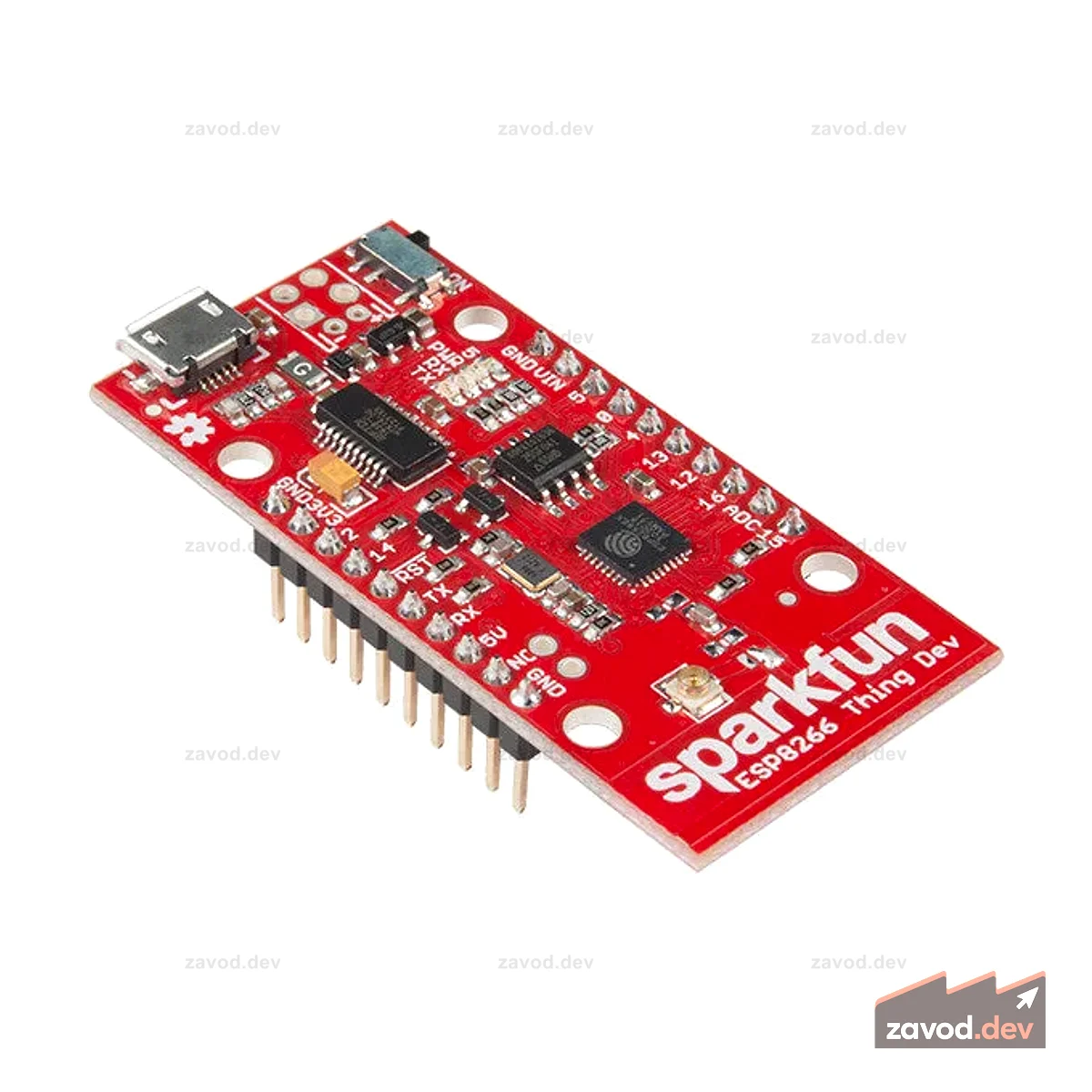 SparkFun ESP8266 Thing — плата разработчика (с заголовками)