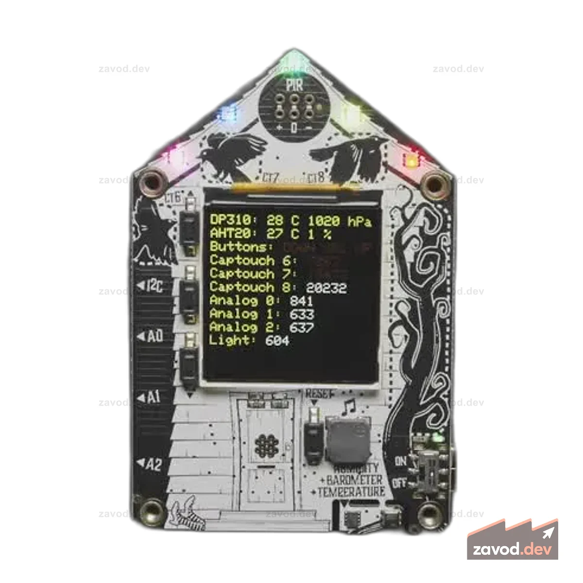 Adafruit FunHouse - Совет по разработке домашней автоматизации Wi-Fi