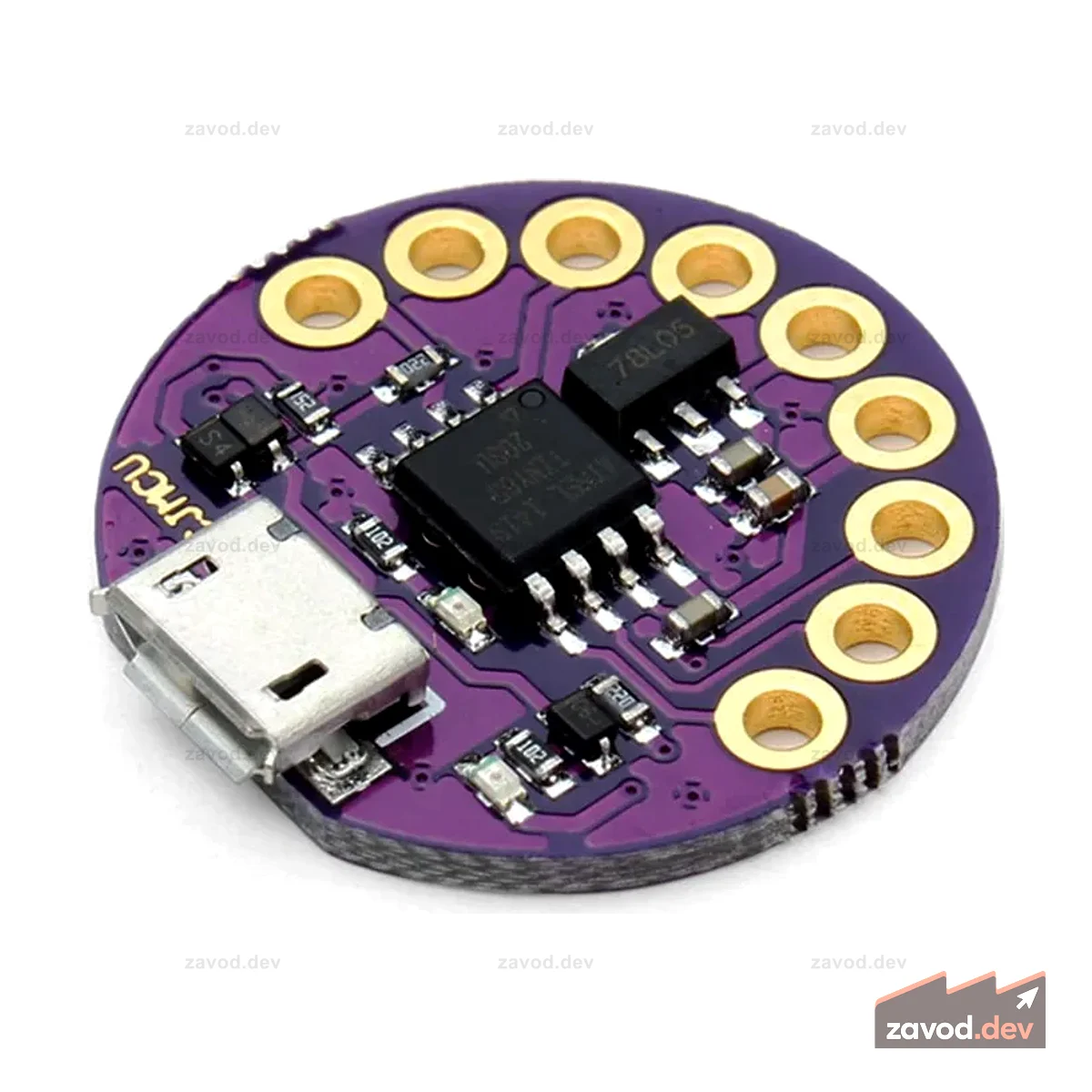 E-Textiles LilyTiny Совместимая плата ATTiny