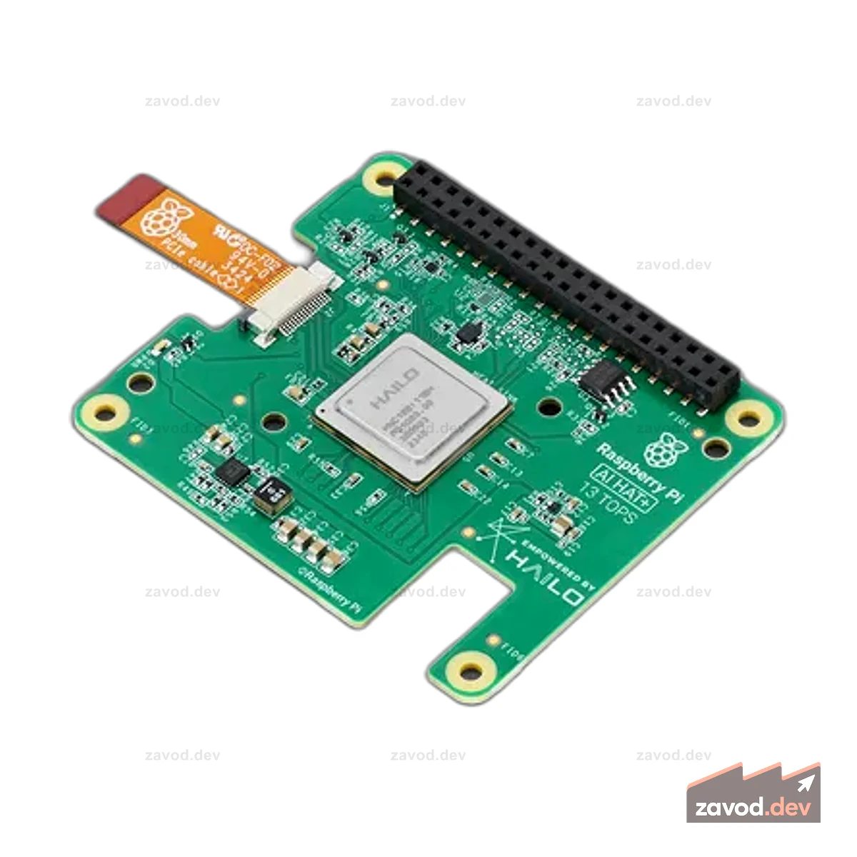 Комплект Raspberry Pi AI с M.2 HAT+ и модулем AI Hailo (13T)