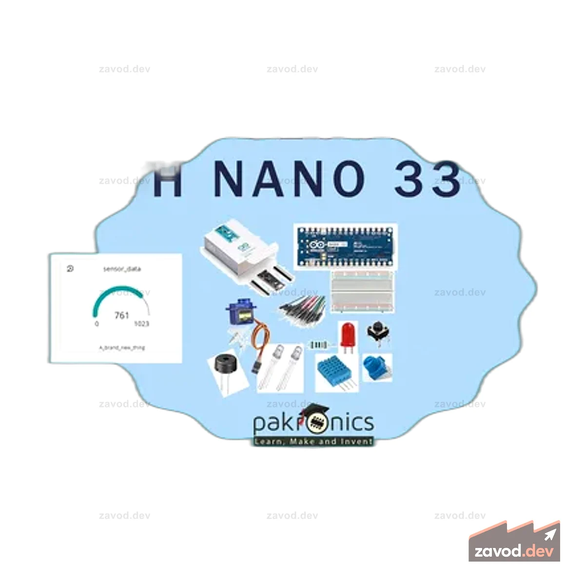 Облачная мастерская Pakronics Arduino IoT с Nano 33 IoT