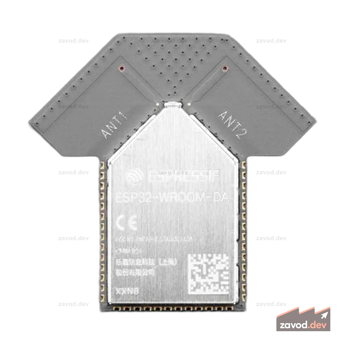 ESP32 Модуль Wi-Fi + Bluetooth® с двойной антенной и флэш-памятью 8 МБ