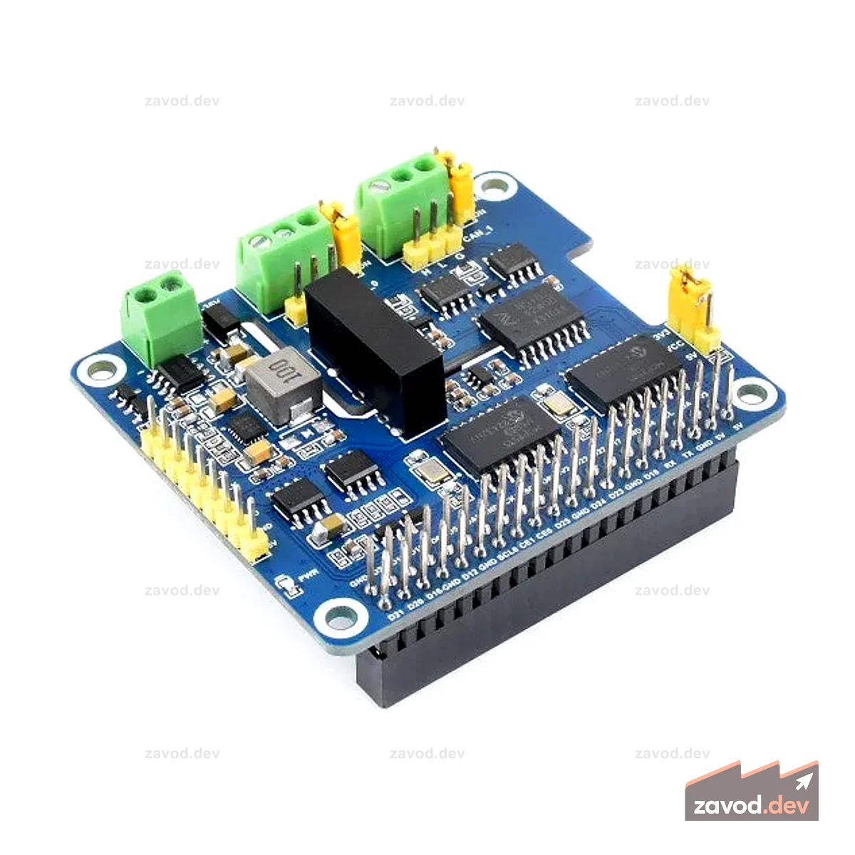 Raspberry Pi 2ch CAN HAT+