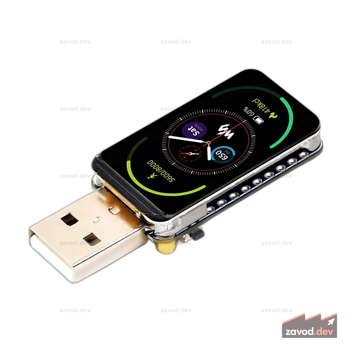 RP2350 Макетная плата с дисплеем 1,47 дюйма — USB-A (172x320)