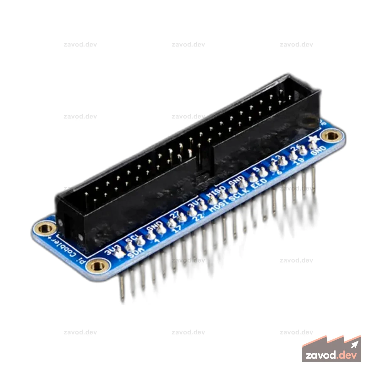 Adafruit Pi Cobbler + комплект — разводной кабель для Pi B+/A+/Pi 2/Pi 3
