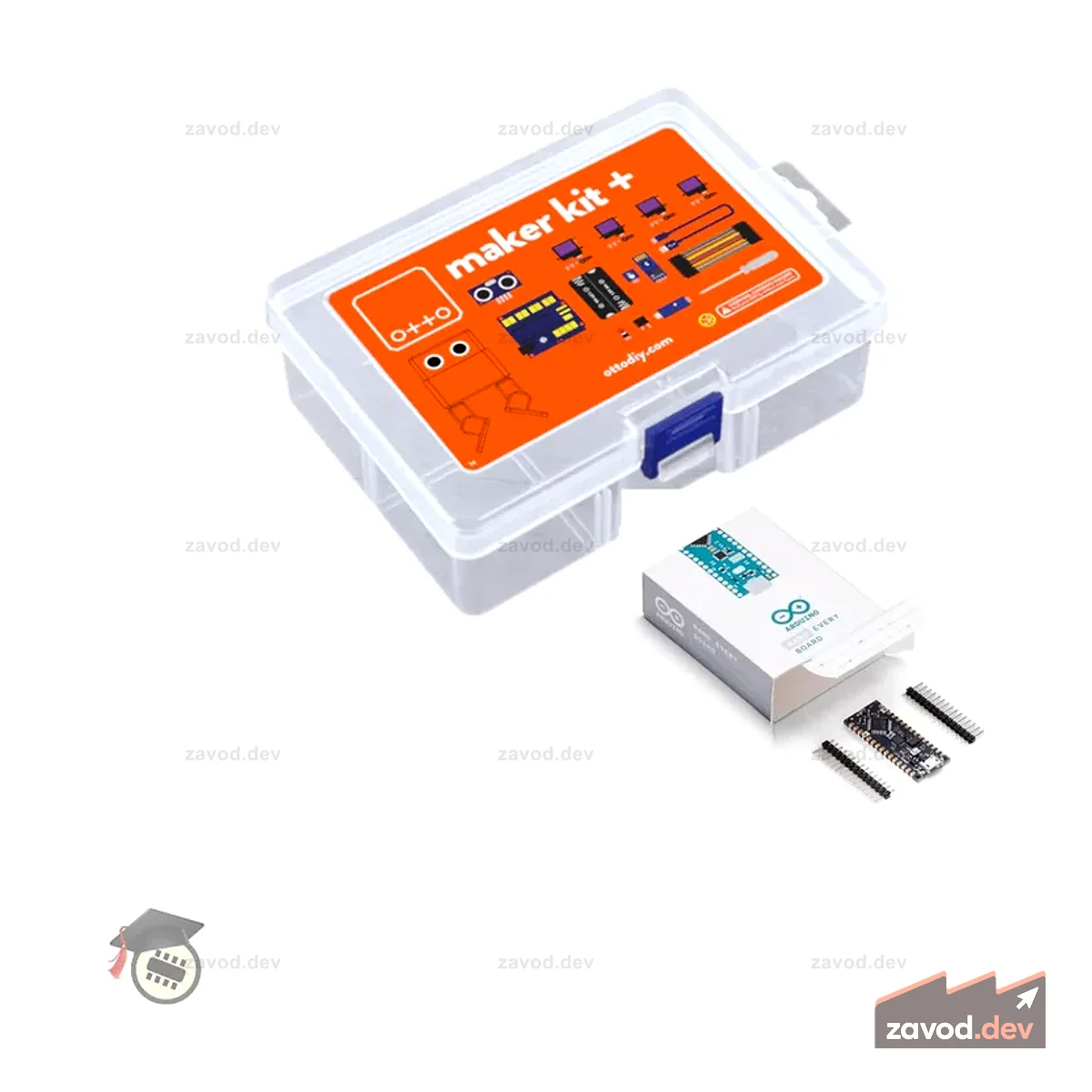 Набор для самостоятельного изготовления OTTO плюс с Arduino Nano Every